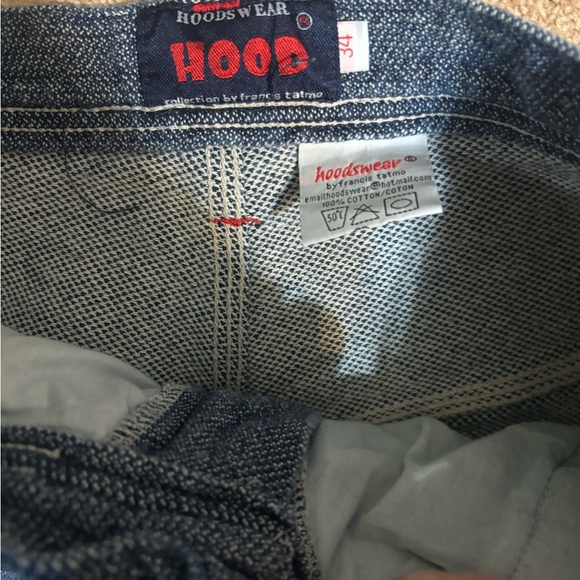 Vintage Hoodswear Baggy Y2K Denim Jeans - Picture 3 of 9